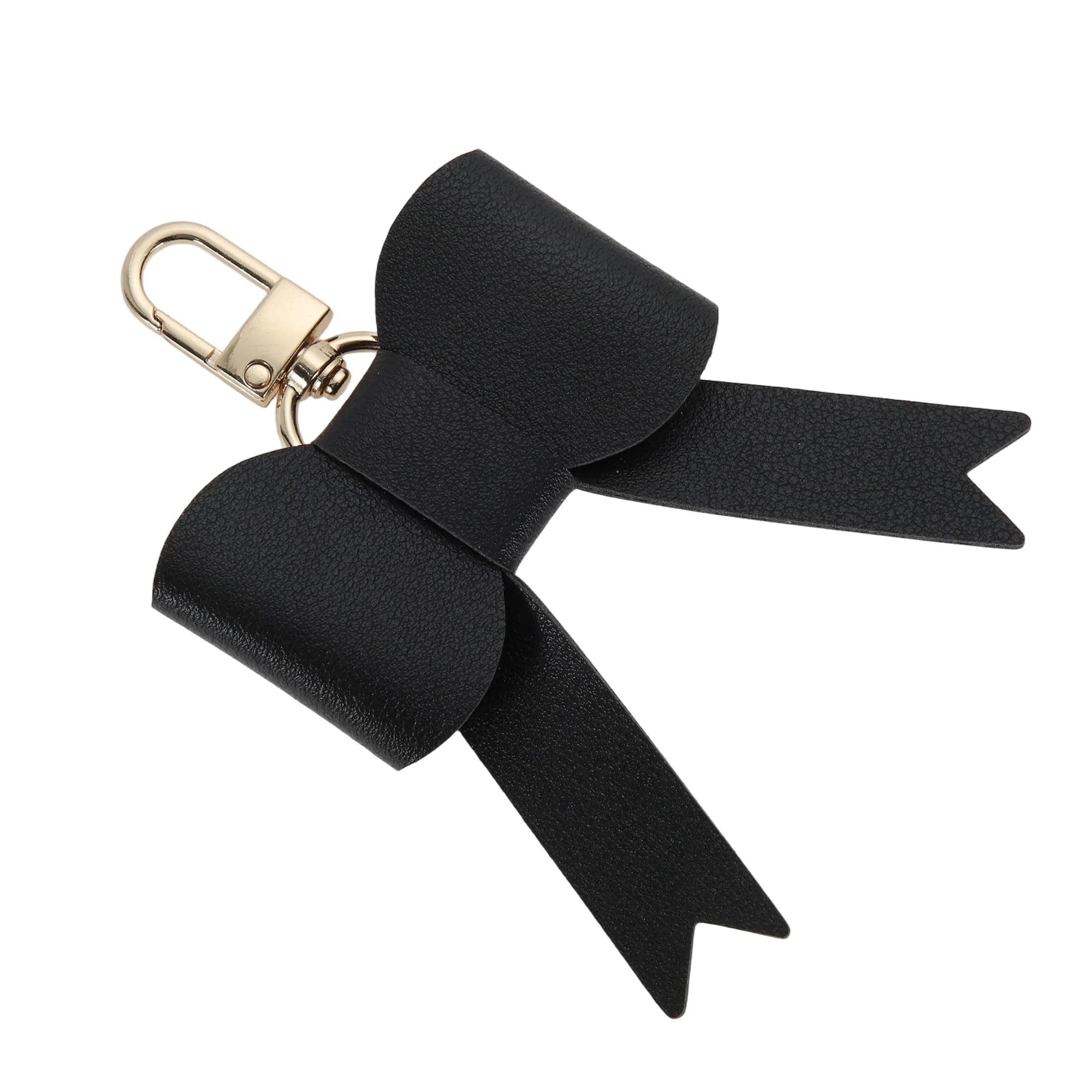 Unique Bargains Colorful Bow Handbag Charms for Gifts And Accessories Black