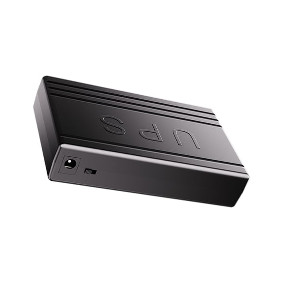 Tizuqe 5V/12V Intelligent UPS Backup Power Supply For Modem Routers Security Camera Emergency Uninterrupted Output Power Backup