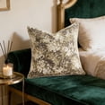 thumbnail image 4 of EGNMCR Home Decor, Room Decor, Wall Decor Pack Of 2 Vintage Floral Throw Pillow Covers 18x18 Boho Rural Accents Rectangular Rectangular Decorative Pillow Polyester fiber pillowcase, 4 of 6