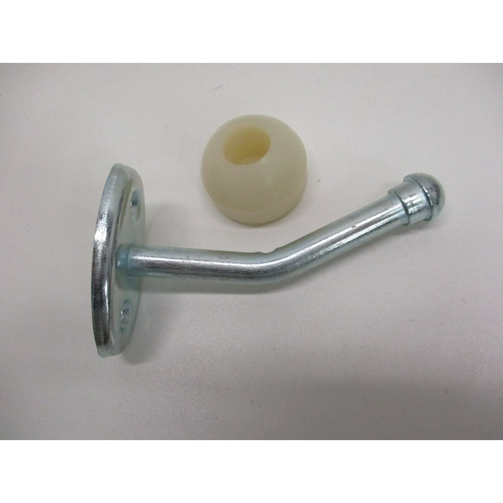 RV Camper Trailer Door Stop / 4" Long Bent Aluminum Doorstop With