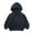 Navy, variant on Jalioing Winter Sweatshirts for Kids Half Zipper Sherpa Fleece Hoodies Girls Boys Soft Warm Pullover with Pocket