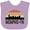 Lavender, variant on Inktastic Memphis Tennessee Skyline Retro Sunset Boys or Girls Baby Bib