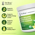 thumbnail image 3 of Dr. Berg Organic Wheatgrass Superfood Raw Juice Powder, Lemon Flavor, 164g, 3 of 10