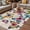 Off-White, variant on Colorful Butterfly Outdoor Rug for Patio/Deck/Porch, Non-Slip Large Area Rug 6 x 9 Ft, Elegant Pastoral Butterflies Watercolor Indoor Outdoor Rugs Washable Area Rugs, Camping Rug Carpet Runner