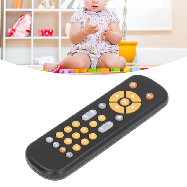 Baby TV Remote Control Toy, Simulated TV Remote Control Early Education and Brain Development for Infant Toddlers