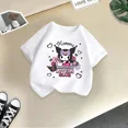 thumbnail image 3 of Camiseta de algodón de verano para niños de Kulomi, divertida camiseta de dibujos animados de Sanrio para niño y niña, camiseta informal de moda para bebé, ropa para niño, 3 of 5