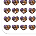 thumbnail image 2 of Nativity Scene Baby Jesus Mary Joseph Christmas Christian Bible 1/2" (0.5") Heart Shaped Planner Calendar Scrapbook Craft Clear Stickers, 2 of 7