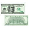 Beistle Casino Party Big Bucks Cutout $100 Bill (Case of 24)