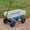 Blue, variant on Outdoor Sport Tools Cart,Outdoor All Terrain Pulling Wagon with Removable Wooden Side Panels and Air Tires,Big Foot Panel Wagon for Garden,Patio and Lawn,176 lbs Load Capacity,Blue