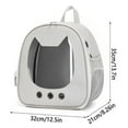 thumbnail image 2 of Sac de Transport pour Chat Sac à Dos Portable Extérieur Sac de Voyage pour Chat Sac de Transport pour Chat Grande Capacité Sac de Transport Respirant pour Chiots Sac de Rangement pour Petits Animaux Chats, 2 of 2