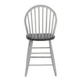 thumbnail image 5 of Farmhouse White Windsor Back Counter Chair- Set of 2, 5 of 5