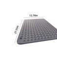 thumbnail image 3 of Non-Slip Bath Mat with Suction Cups 27.6 x 15.8 Inches Shower Tub Mat with Drain Holes 1 PackforBathroom Supplies(Gray),Ccwuwei, 3 of 9