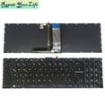 thumbnail image 1 of Claviers d'Ordinateur Portable AZERTY Allemand Italien Français Rétroéclairé pour MSI GS60 GS70 GL62 GL62M GT72 V143422GK1 Rétroéclairage Allemand Blanc, 1 of 5