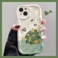 thumbnail image 3 of Ctue-funda de silicona suave para teléfono móvil, carcasa con diseño de dinosaurio ondulado para iPhone 15, 14, 11 Pro Max, 13, 12 Mini, XR, XS, X, 8, 7, 6, 6S Plus, SE 2020, 3 of 4
