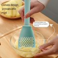 thumbnail image 4 of 6-in-1 Kitchen Tool, Spoon/Scooper with Perforated Heads for Easy Draining and Straining, Grating, Egg Separator, 1PCS, Ergonomic Grip Utensils, 4 of 8