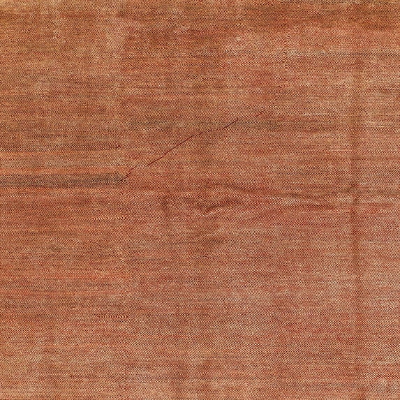 Ahgly Company Machine Washable Indoor Square Abstract Red Area Rugs, 8' Square