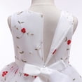 thumbnail image 3 of ZHUASHUM flower girl dresses Prom Outfits Sleeveless Gown Tulle Dress Embroidered Kid Floral Children Dresses easter clothes Red,Size:4-5 Years, 3 of 7