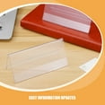 thumbnail image 3 of OULII 10Pcs Transparent Acrylic Name Plate Holders Dual Sided Desk Sign Display for Office, 3 of 6