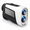 Black and white, variant on Black and white 1200-yard golf rangefinder with slope compensation and magnetic mount