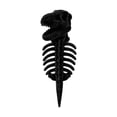 thumbnail image 2 of Glow in The Dark Dinosaur Skeleton Pet Costume, Plush Halloween Hood Outfit for Cats & Dogs 35 inches, 2 of 5