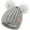 Light Grey, variant on Winter Beanie Hat for Women with Warm Fleece Lined, Thick Slouchy Knit Skull Ski Cap-White