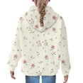 thumbnail image 4 of Mercatoo Trendy Hoodies for Teen Girls Flowers Graphic 𝐇ooded Sweatshirts Gradient Long Sleeve Fall Winter Oversized Hoodie, 4 of 7