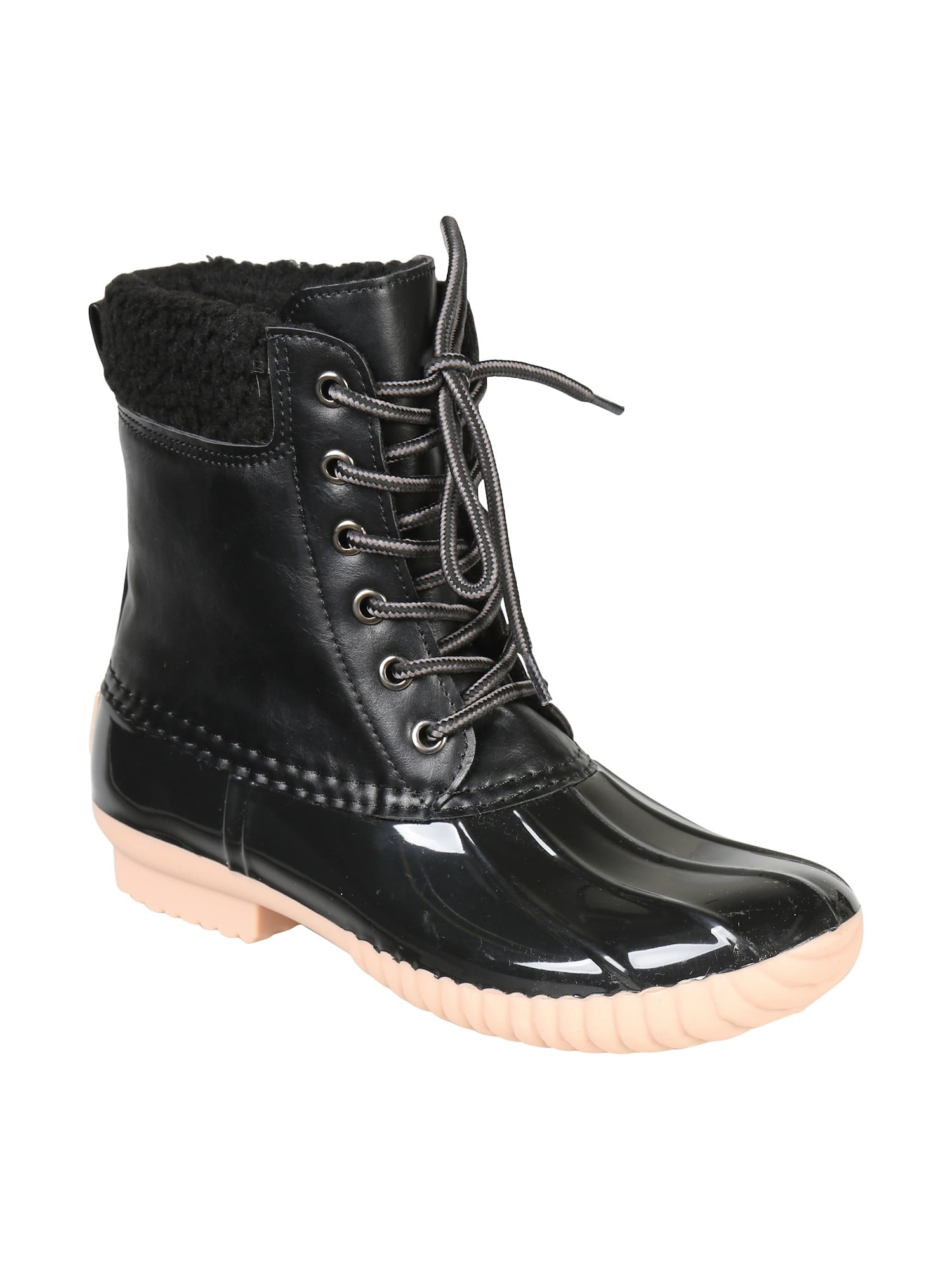 fleece lined duck boots
