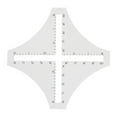 thumbnail image 3 of Regla de densidad transparente acrílica, regla deslizante de tejido de muestra de lana, calculadora multifuncional transparente para manualidades, perfecl Regla de densidad, 3 of 8