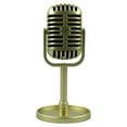 thumbnail image 1 of Microphone Rétro Analogique Accessoire Microphone Style Vocal Classique Accessoires de Photographie de Scène, 1 of 8