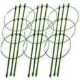 thumbnail image 1 of Plant Support Cages 18 Inches Plant Cages with 3 Adjustable Rings, Pack of 3 (18"), 1 of 5
