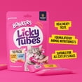 thumbnail image 6 of BONKERS Licky Tubes Chicken & Salmon Flavoured Wet Lickable Treats Treats for Cats, 18 Pack, 6 of 13