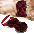 thumbnail image 4 of Hijab Scarf, Hijab Comfortable Extra Long Wide Polyester Fabric Elastic Flexible  For Daily Wear Wine Red, 4 of 8