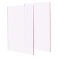 thumbnail image 1 of 2 Pcs Transparent Acrylic Sheets 1/8" Thick Plastic Sheets 8x12 Inch, Light Pink, 1 of 7