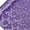 Purple, variant on 20" X 10 Yds White Polyethylene Embossed Floral Foil