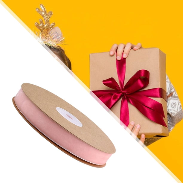 Cinta de terciopelo para manualidades Macarena Rosa claro 10 m