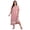 Watermelon Red, variant on akafmk Long Nightgowns for Women Short Sleeve Sleep Dress Ruffle Hem Casual Fashion Soft Sleepwear Homewear House Dress, Sizes 3XL