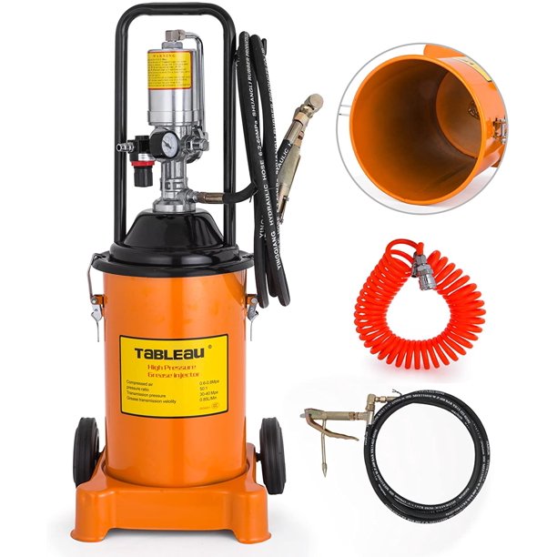 VEVOR 3 Gallon Grease Pump Air Operated Grease Pump 12L