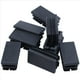 thumbnail image 2 of 64 Piezas de PláStico Negro Rectangular Tapas Finales Insertos 20 mm X 40 mm, 2 of 5