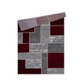 thumbnail image 3 of Lbaiet SL973R23 Red Verena Geometric 2 x 3 ft. Scatter Rectangle Area Rug, Red & Gray, 3 of 7