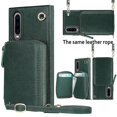 thumbnail image 5 of Funda tipo cartera para Huawei P30 con tarjetero y correa para el hombro para mujer, 5 of 5