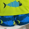 thumbnail image 4 of Rggeeun Baby Boys Set Cartoon Printed Summer Clothes Breathable Sleeveless Crew Neck Vest Shorts For Kids Casual Playwear Sporty Loungewear Elastic Waist Classic Outfit Sets,Green,9-12 Months, 4 of 8