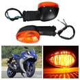 thumbnail image 3 of Lot de 2 clignotants de moto pour YAMAHA R1 (noir et jaune), 3 of 4