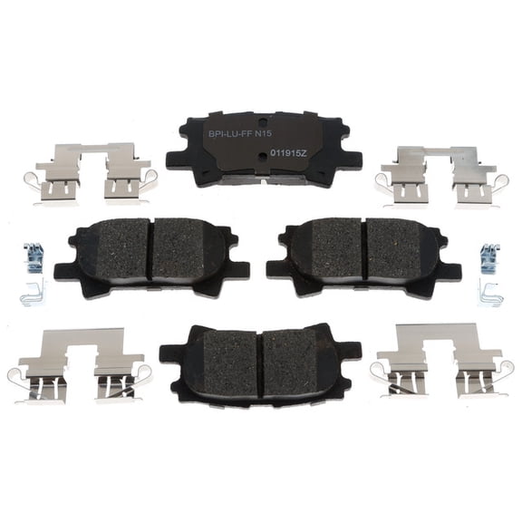 Disc Brake Pad-Service Grade Ceramic Rear Raybestos SGD996C Fits select: 2004-2007 TOYOTA HIGHLANDER, 2004-2009 LEXUS RX