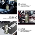 thumbnail image 3 of 18oz Insulated Water Bottle with Straw & Cleaning Brush, Wide Mouth Stainless Steel Flask, Camo Print, 3 of 5