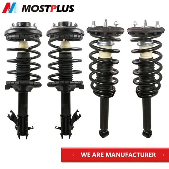 MOSTPLUS Set(4) Front & Rear Struts Assembly for 02-03 Nissan Maxima 02-04 Infiniti I35