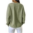 thumbnail image 6 of HAiming Striped Sweatshirts for Women Long Sleeve Loose Casual Scoop Neck Comfy Shirts Fall Winter Going out Tops, 6 of 8
