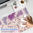 thumbnail image 4 of Long Mouse Pads for Desk,Pioneer Flower Floral Print Pattern Desk Mats on Top Of Desks, Desk Mouse Pad Extra Large with 3mm Non-Slip Base and Stitched Edge for Gaming,Office,Work,Home 35.4"x15.7", 4 of 6