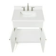 thumbnail image 6 of Ariel Hamlet 31 In. Rectangle Sink Vanity With White Quartz Countertop In White, 6 of 10