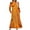 Orange, variant on WXLWZYWL Womens Halloween Dress Plus Size Womens Dresses Fall 2024 Floral Printed Long Dress Long Sleeve Round Neck Sundress
