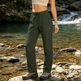 thumbnail image 7 of Hurxie Womens Athletic Pants Lightweight Quick Dry Jogging Pants with Pockets for Lounge, Workout, Hikking, Golf, Travel with Zipper Green,S, 7 of 7